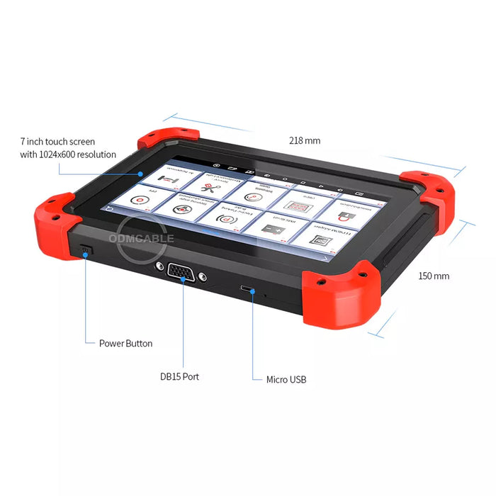 Dark Slate Gray XTOOL X100 PAD PLUS Full System Diagnostic Scan, Key Coding, Odometer Correction