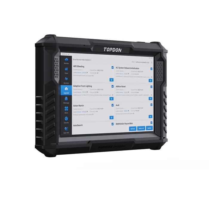 Dark Slate Gray TOPDON Phoenix Remote Diagnostic Scan Tool Featuring Remote Diagnosis Vehicle Diagnostic Scanners