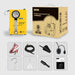 Light Gray AUTOOL SDT203 12V Automotive Smoke Machine Leak Detector Testing Tool Smoke Leak Detector