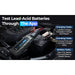 Black TOPDON V2200Plus 2200A Jump Starter, Battery Tester, Power Bank, 12V Car Starting Device Vehicle Jump Starters