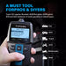 Gray TOPDON BT100 100-2000CCA 12V Battery Tester Analyser Vehicle Battery Testers