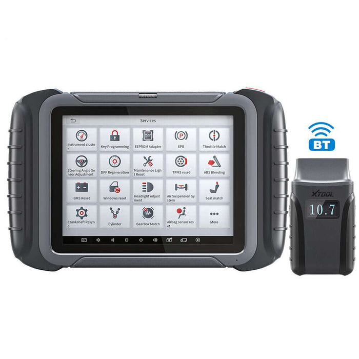 Dark Slate Gray XTOOL D8 BT Diagnostic Scanner, Bidirectional,Key Programmer, Odometer Vehicle Diagnostic Scanners