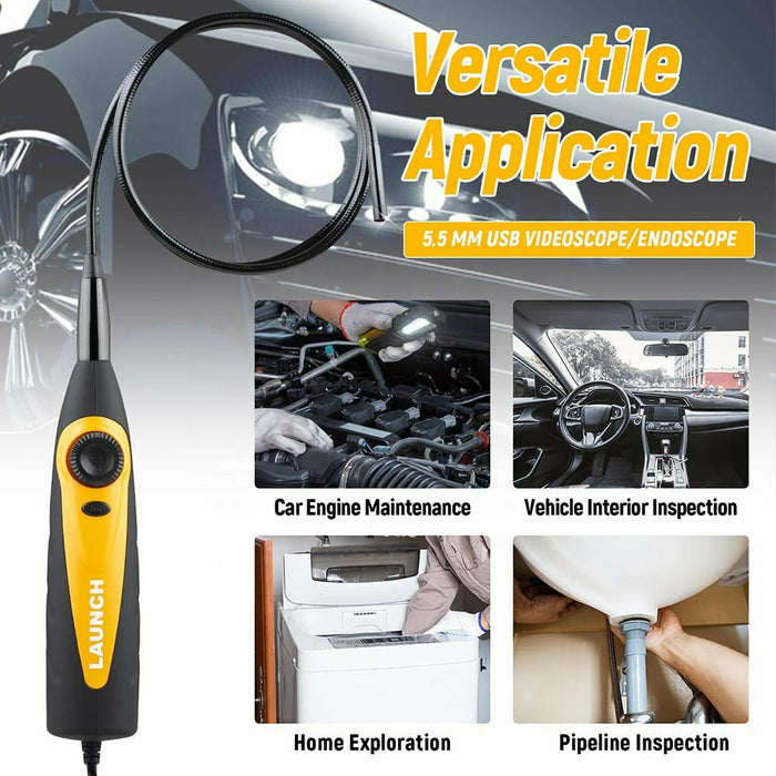 Dark Slate Gray LAUNCH VSP-600 Inspection Camera Videoscope Borescope Video Scope