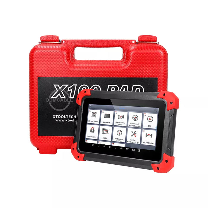 Black XTOOL X100 PAD PLUS Full System Diagnostic Scan, Key Coding, Odometer Correction Diagnostic Scan Tool