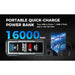Black TOPDON JS2000 2000A Jump Starter Power Bank 12V Car Starting Device