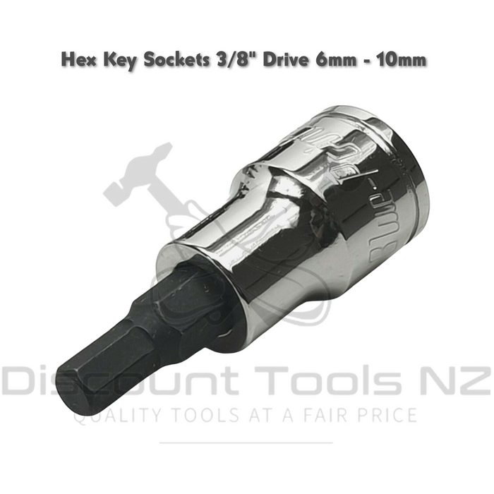 blue point hex key sockets 3/8" drive 6mm - 10mm