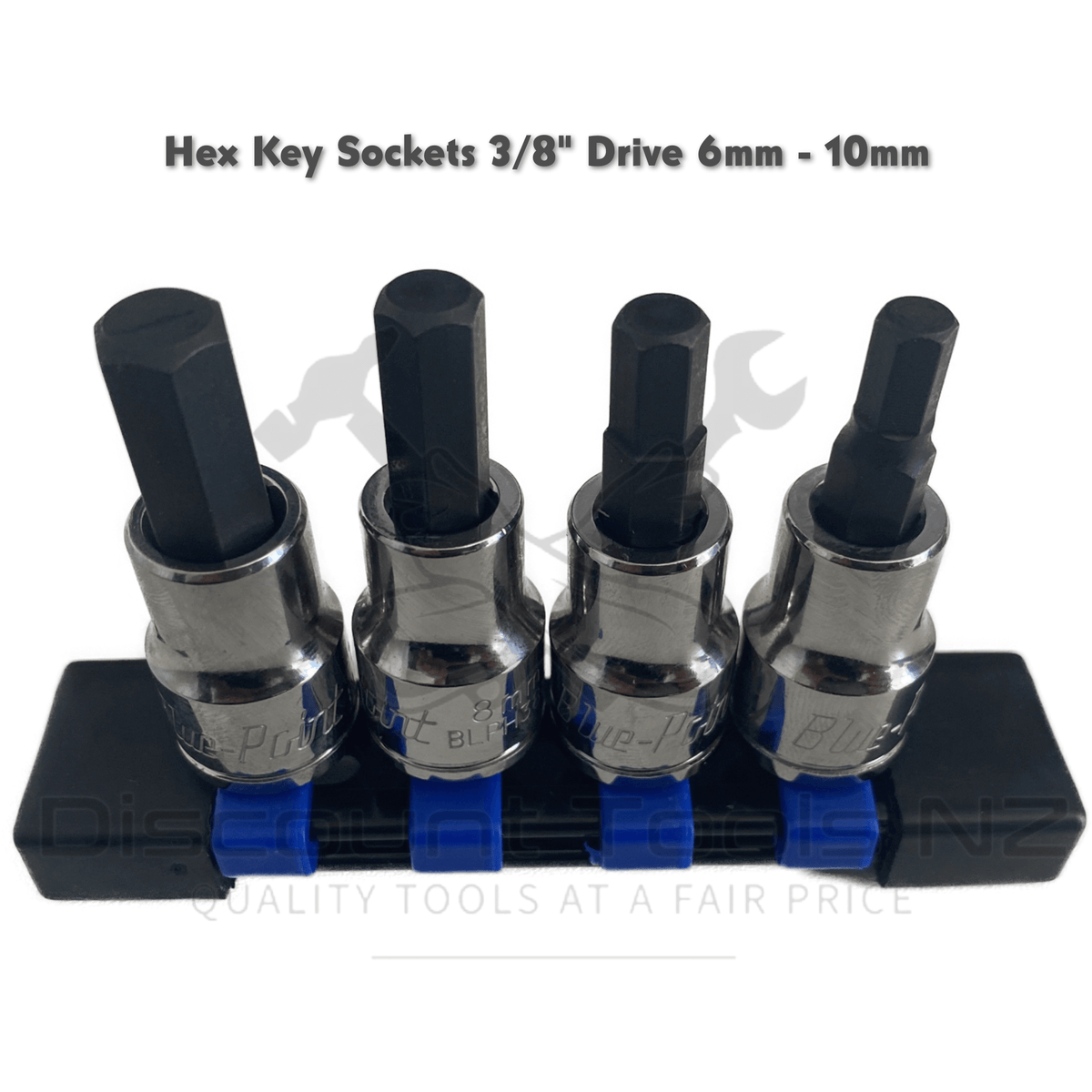 Blue Point Hex Key Sockets 3/8" Drive 6mm 10mm — Discount Tools NZ