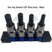 Dark Slate Gray Blue Point Hex Key Sockets 3/8" Drive 6mm - 10mm Sockets