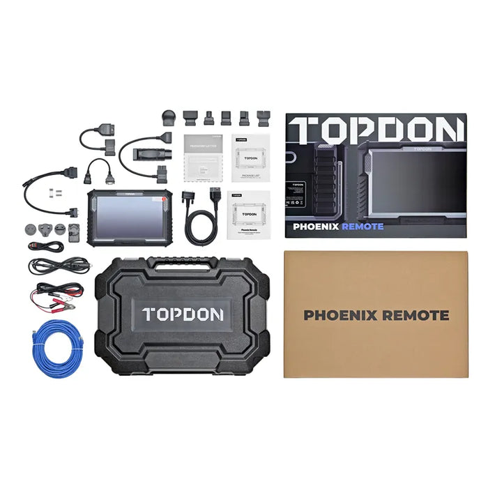 Topdon Phoenix Remote Diagnostic Scan Tool Featuring Remote Diagnosis