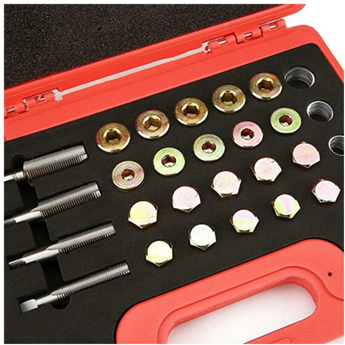 Dark Slate Gray DTNZ Oil drain sump plug differential gear box damaged thread repair kit 64pcs thread repair kit