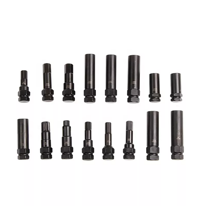 Dark Slate Gray DTNZ 16-Piece Locking Wheel Nut Master Key Set Wheel Lock Removal Kit LOCK NUT REMOVER