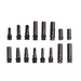 Dark Slate Gray DTNZ 16-Piece Locking Wheel Nut Master Key Set Wheel Lock Removal Kit LOCK NUT REMOVER