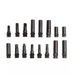 Dark Slate Gray DTNZ 16-Piece Locking Lug Nut Master Key Set Wheel Lock Removal Kit