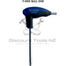 Midnight Blue Blue Point Tools T-Hex Ball End Key Set 8pcs BLWBS8 Hex Keys