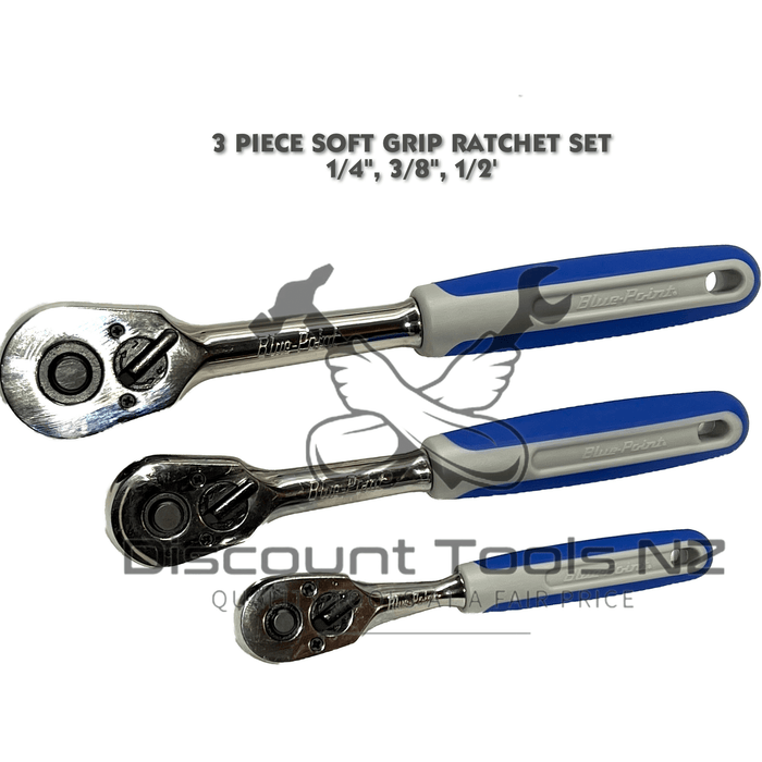 blue point soft grip ratchet set 1/4", 3/8", 1/2"