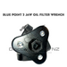 Dark Slate Gray Blue Point 3 Jaw Oil Filter Wrench Oil Filter Tools