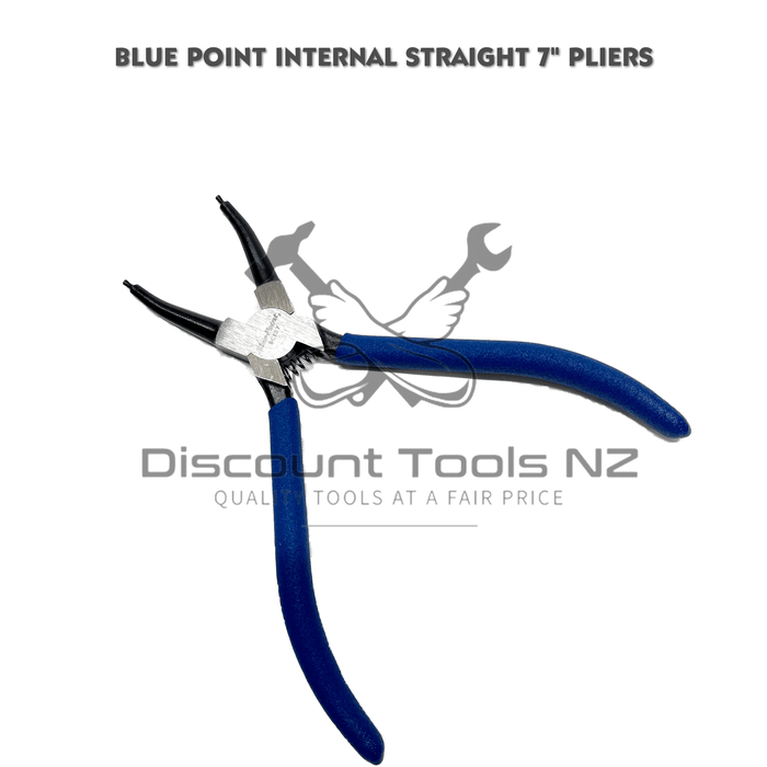 Dark Slate Gray Blue Point 7" Straight Internal Circlip Pliers