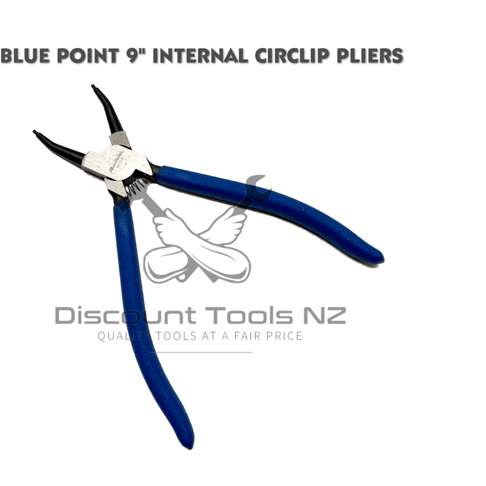Light Gray Blue Point 9" Internal Circlip Pliers  Straight