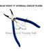 Light Gray Blue Point 9" Internal Circlip Pliers  Straight Pliers