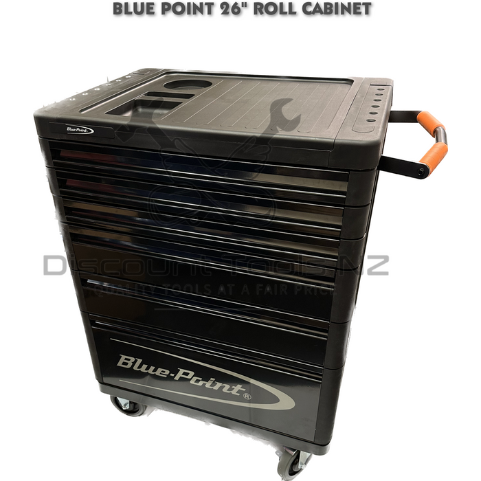 Blue Point Tools 7 Drawers, Roll Cab with Bumper, 26"