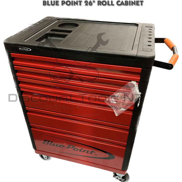 Blue Point Tools 7 Drawers, Roll Cab with Bumper, 26"