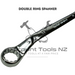 Dark Slate Gray Blue Point Double Ring Spanners 6mm - 32mm, 12 Sizes Available Wrenches