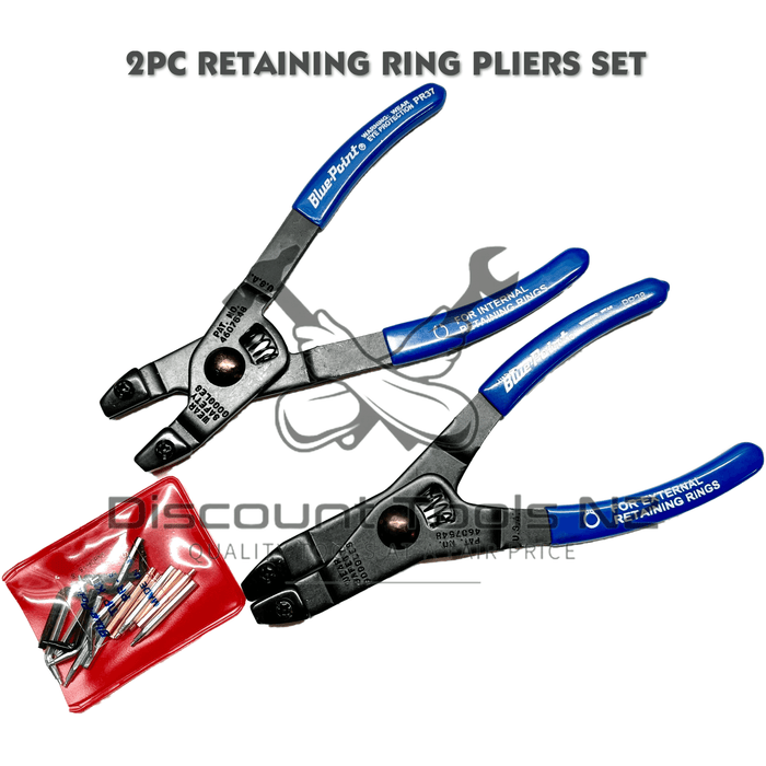 bluepoint pr36, 2pc retaining ring pliers set