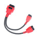 Salmon AUTEL FCA 12+8 Universal Adapter Cable Adapter Diagnostic Scan Tool