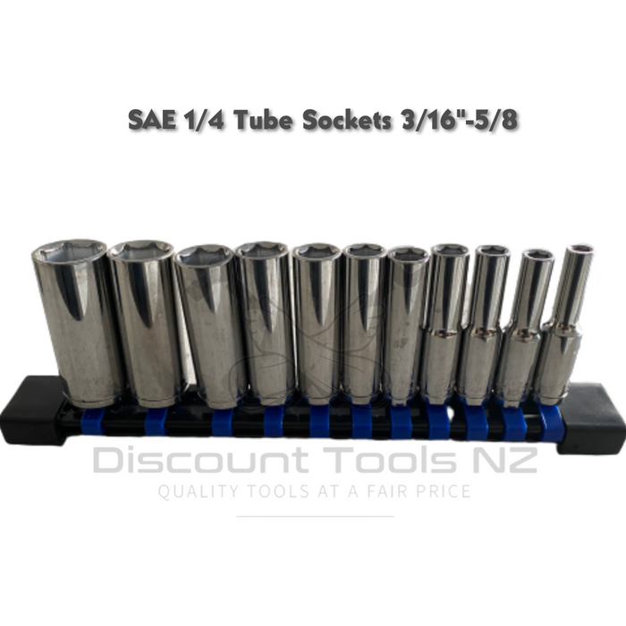 blue point sae 1/4 tube sockets 3/16"-5/8