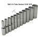 Dark Gray Blue Point SAE 1/4 Tube Sockets 3/16"-5/8 Sockets