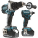 Dark Slate Gray Makita18V LXT Lithium-Ion Brushless Cordless Combo Kit 5.0 Ah (2-Piece) Drills