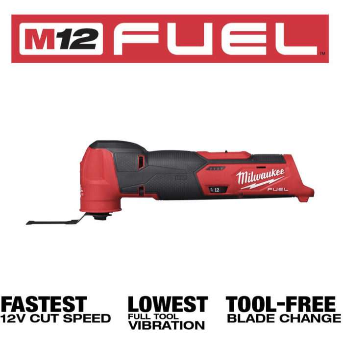 milwaukee m12 fuel 12-volt lithium-ion oscillating multi-tool (tool-only)