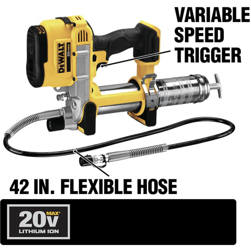 DeWalt 20Volt MAX Cordless Grease Gun (ToolOnly)