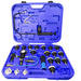 Medium Slate Blue DTNZ Radiator Pressure Tester & Vacuum Refill Kit 27 Piece Work shop tools