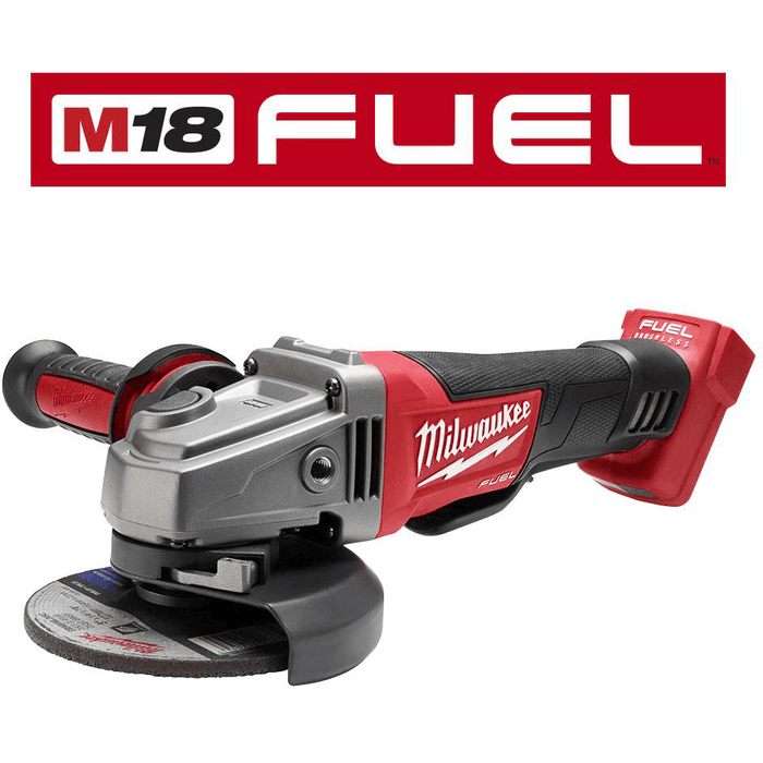 milwaukee genii m18 fuel 4-1/2 in. / 5 in. grinder with paddle switch (tool-only)