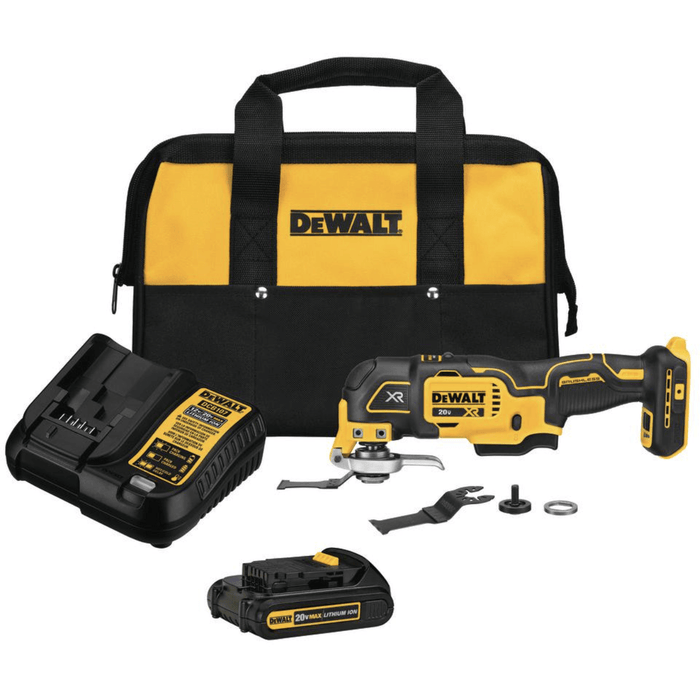 dewalt 20-18v xr brushless 3-speed oscillating multi-tool kit 1.5ah