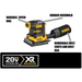 dewalt 18-20v max xr  brushless 1/4 sheet variable speed sander (tool-only)