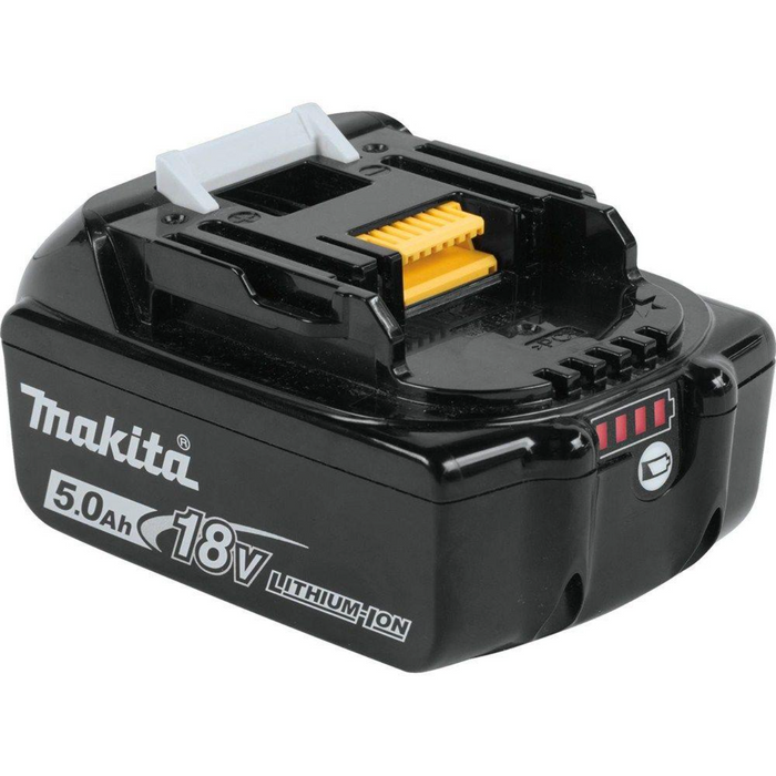 Dark Slate Gray Makita 18-Volt LXT Lithium-Ion High Capacity Battery Pack 5.0Ah with Fuel Gauge Battery