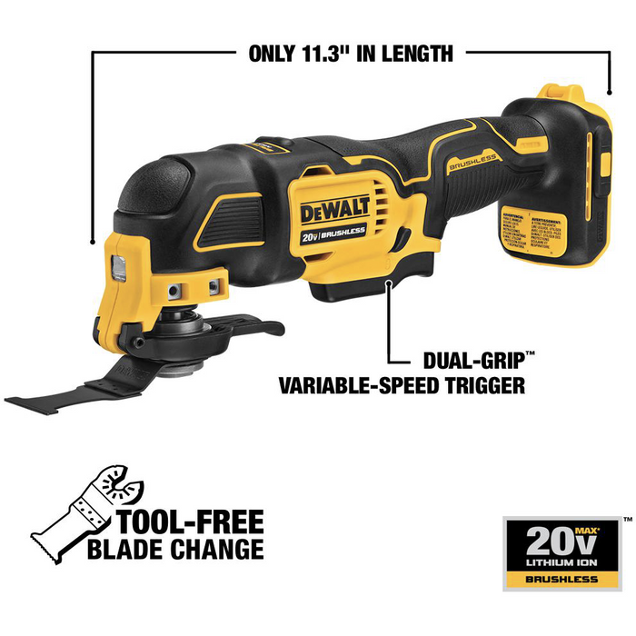 dewalt atomic 20-volt max multi oscillating tool (tool-only)