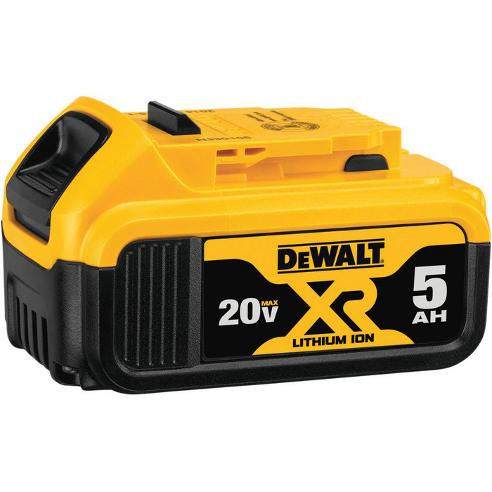 Black DeWalt DCB205 18V/20V 5.0AH lithium Battery Battery