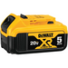 Black DeWalt DCB205 18V/20V 5.0AH lithium Battery Battery