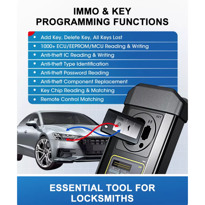 Steel Blue LAUNCH X-PROG 3 Advanced Immobilizer & Key Programmer Vehicle Diagnostic Scanners