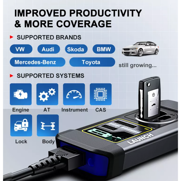 launch x-prog 3 advanced immobilizer & key programmer