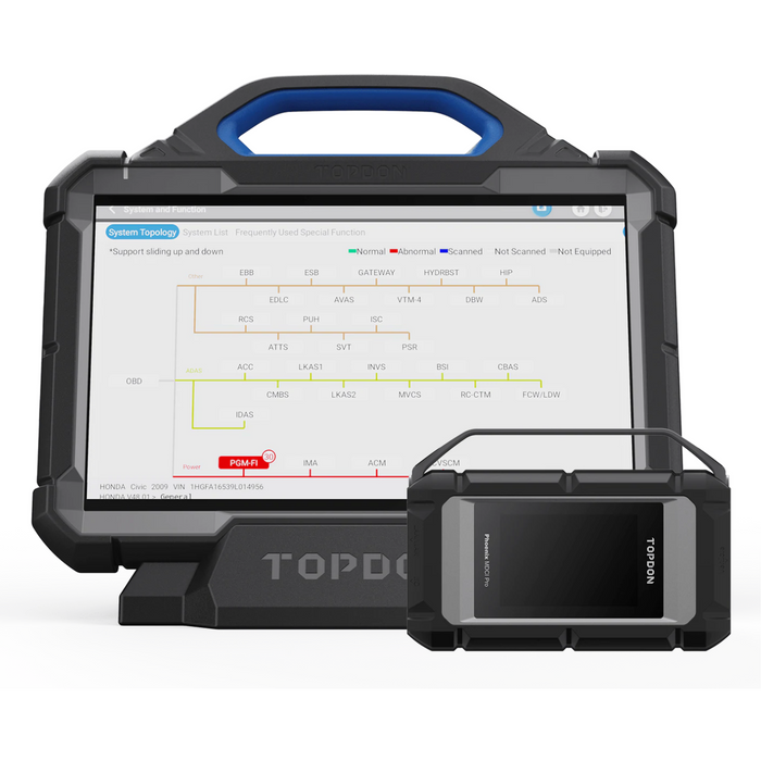 Light Gray TOPDON Phoenix Max Professional Diagnostic Scan Tool 12v/24v Cars & Trucks (Copy) Vehicle Diagnostic Scanners