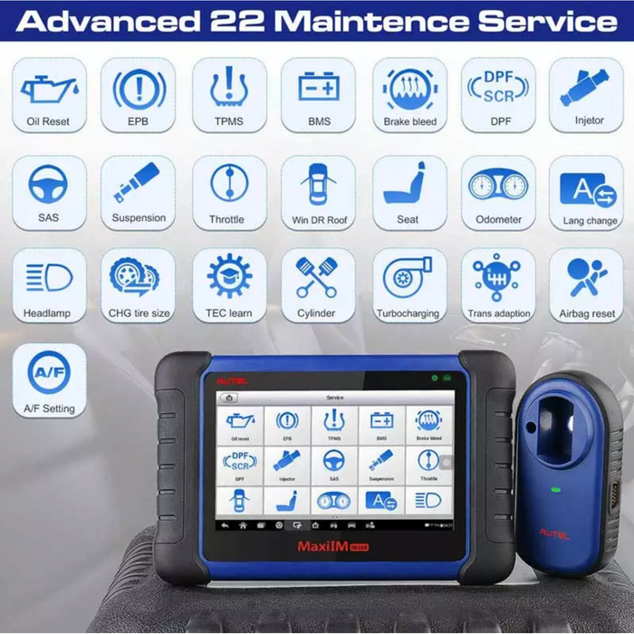 Dark Slate Gray AUTEL MaxiIM IM508S Diagnostic Scan Tool + Key Programmer Diagnostic Scanner