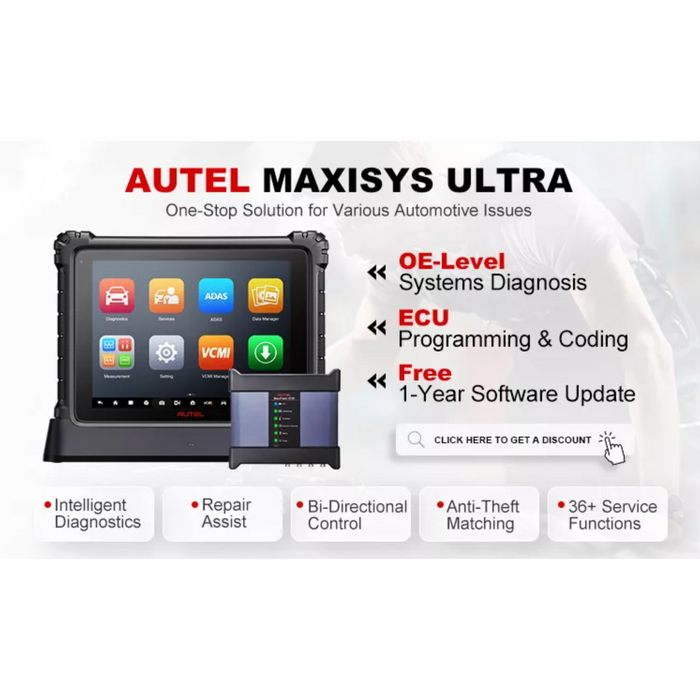 Dark Slate Gray AUTEL Maxicom Ultra Lite Professional Diagnostic Scan Tool Diagnostic Scan Tool