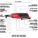 Light Pink Milwaukee M12 FUEL 12-Volt Lithium-Ion Brushless Cordless 3/8 in. Ratchet (Tool-Only) Ratchet