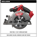 Dark Slate Gray Milwaukee M18 FUEL Brushless Cordless 165mm Circular Saw (Tool-Only) Circular Saw