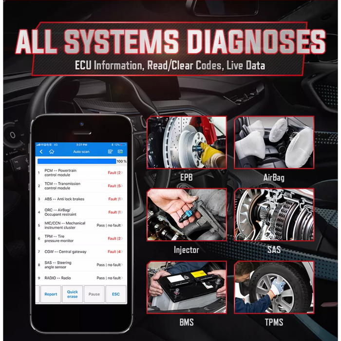 autel maxiap ap200 diagnostic scan dongle full system diagnostics