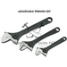 blue point 5 piece adjustable wrench set